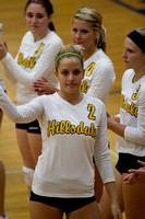 Hillsdale High Varsity Volleyball vs Addison Sept 27 2012