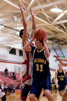 Hillsdale High JV BBALL at Vandercook Lake March 3 2015