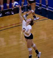 Hillsdale College Volleyball vs Tiffin Sept 22 2012